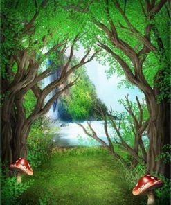 Enchanting Forest Tree Landscape Paint By Numbers