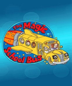 The Magic School Bus Adventures Paint By Numbers
