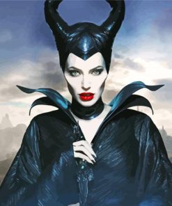 Maleficent Stars in Paint By Numbers