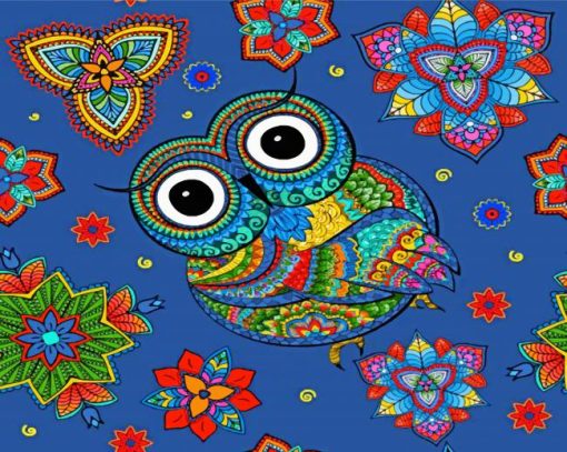 Mandala-Owl-Art-paint-by-numbers