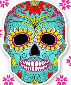Mandala Skull Painting Kit Paint By Numbers