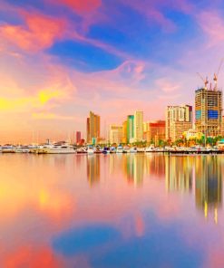 Philippines Skyline Paint By Numbers