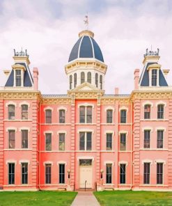 Texas Courthouse Paint By Numbers