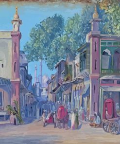 Marianne North Delhi Scene Paint By Numbers