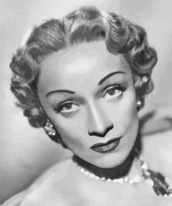 Marlene Dietrich Celebrity Paint By Numbers
