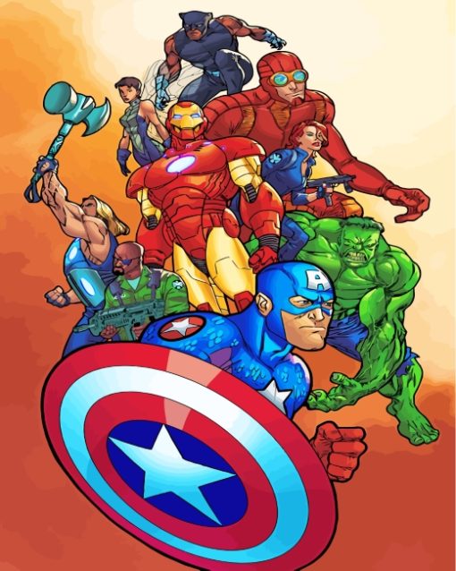 Marvel-Superheroes-paint-by-numbers