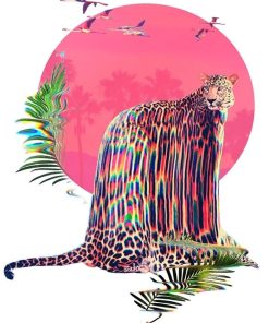 Leopard Picture Art Paint By Numbers