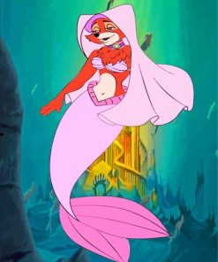 Mermaid Lady Marian Art Paint By Numbers