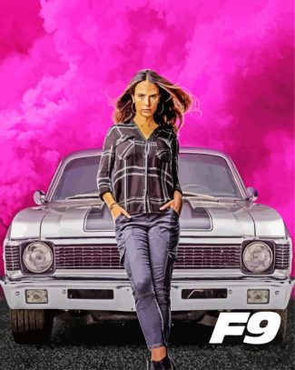 Mia Toretto Fast and Furious Paint By Numbers