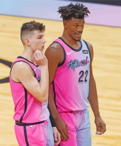 Miami Heat Basketball Stars Paint By Numbers