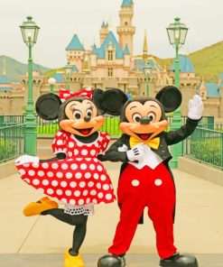 Mickey and Minnie Disney Magic Paint By Numbers