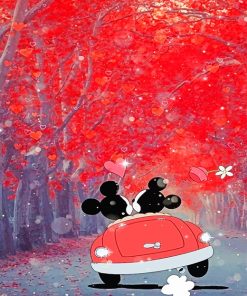 Mickey and Minnie Disney Paint By Numbers