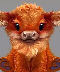 Mignon Calf Paint By Numbers