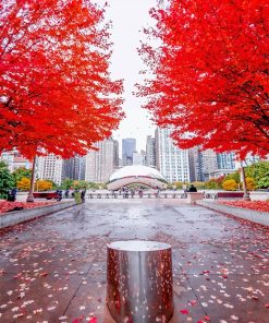 Millennium Park Scenic Paint By Numbers