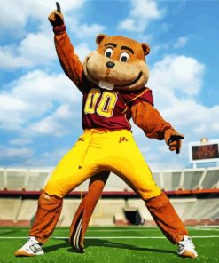 Minnesota Golden Gophers Mascots Paint By Numbers