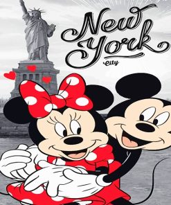 Mickey and Minnie NYC Adventure Paint By Numbers