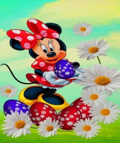 Minnie Mouse Cartoon Paint By Numbers