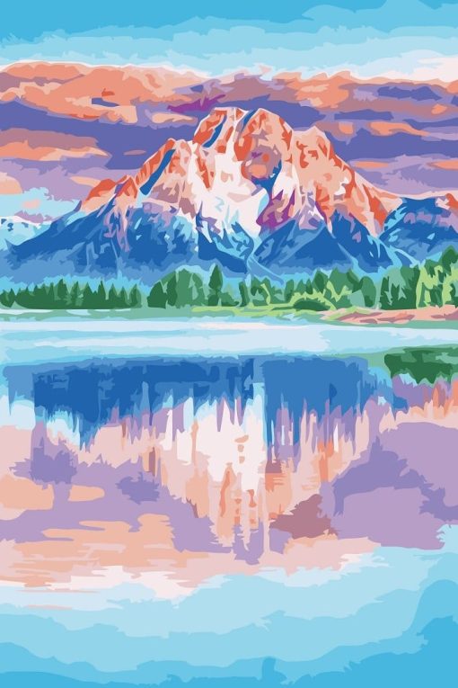 Mirror_Mountain_-_Landscape_Paint_By_Numbers
