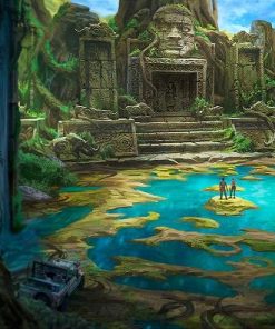 Magical Brawland Landscape Paint By Numbers