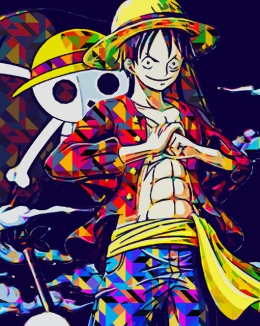 Monkey-D-Luffy-One-piece-paint-by-number