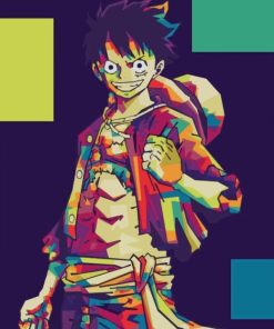 Monkey D Luffy Anime Paint By Numbers