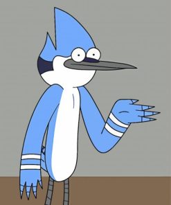 Mordecai Regular Show Paint By Numbers