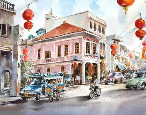 Morning-at-Bangkok-paint-by-numbers