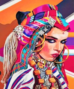 Moroccan Amazigh Art Paint By Numbers