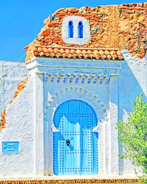 Moroccan-Traditional-Door-paint-by-numbers