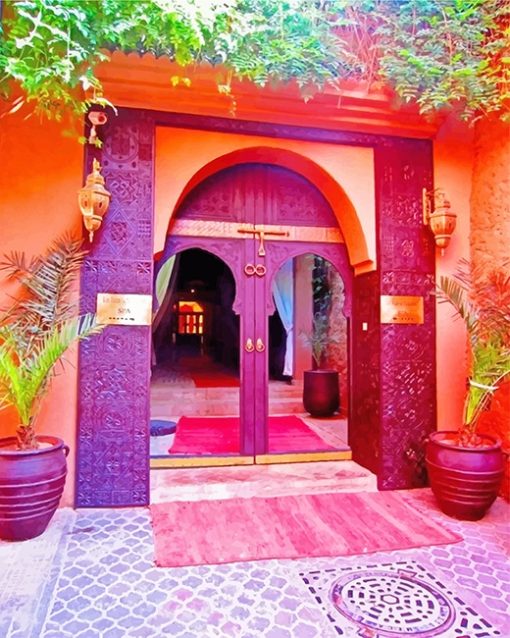 Moroccan-style-paint-by-numbers