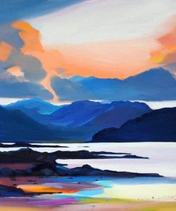 Seaside Mountain Scenery Paint By Numbers