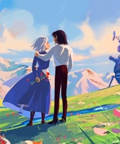 Howls Moving Castle Anime Paint By Numbers