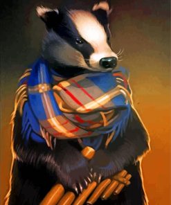 Mr Badger Wildlife Paint By Numbers
