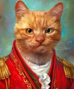 General Cat Boss Paint By Numbers