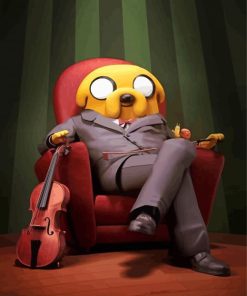 Adventure Time Jake The Dog Paint By Numbers