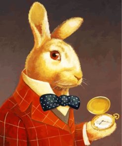Mr Rabbit Animal Paint By Numbers