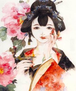 Geisha Japan Paint By Numbers