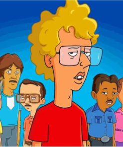 Cartoon Napoleon Dynamite Paint By Numbers