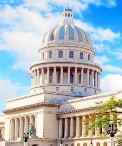 Havana Capitol Building Cuba Paint By Numbers