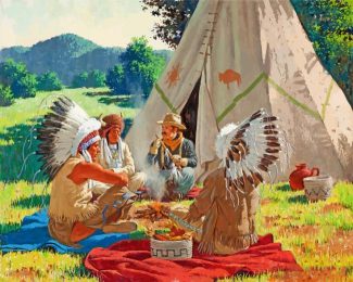 Native American Painting Kit Paint By Numbers