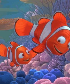 Nemo and Marlin Sea Adventure Paint By Numbers