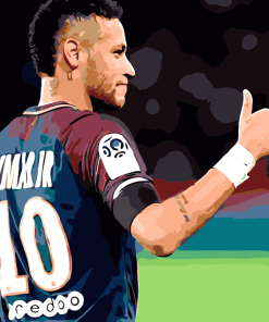 PSG Neymar Celebrity Paint By Numbers