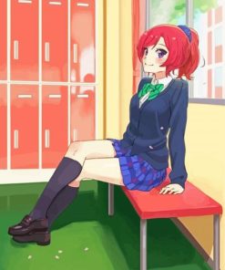 Nishikino Anime Girl Paint By Numbers