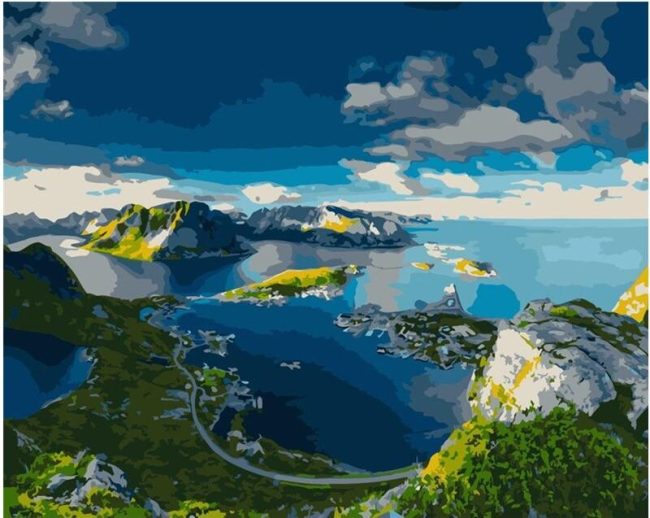 Oceanic Norwegian Seascapes Paint By Numbers