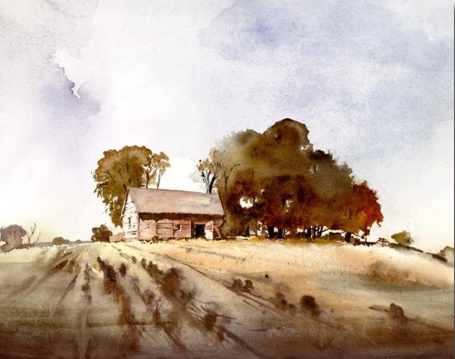 Countryside Farm Scene Paint By Numbers