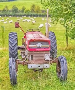Vintage Massey Ferguson Farm Paint By Numbers