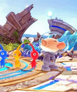 Captain Olimar Adventure Paint By Numbers