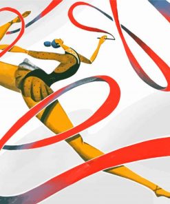 Olympic Gymnastics Artistry Paint By Numbers