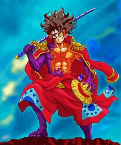 One Piece Anime Luffy Paint By Numbers