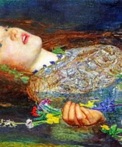 Ophelia Woman's Beauty Paint By Numbers